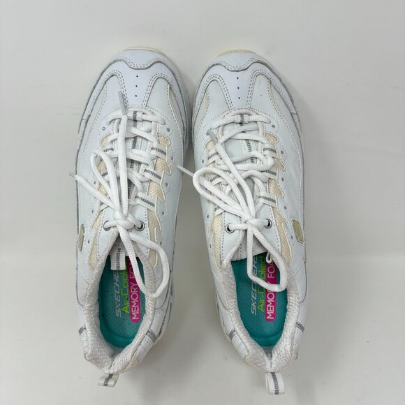 Skechers D'lites Sport Women size 9 White Athletic Sneakers - Picture 5 of 14
